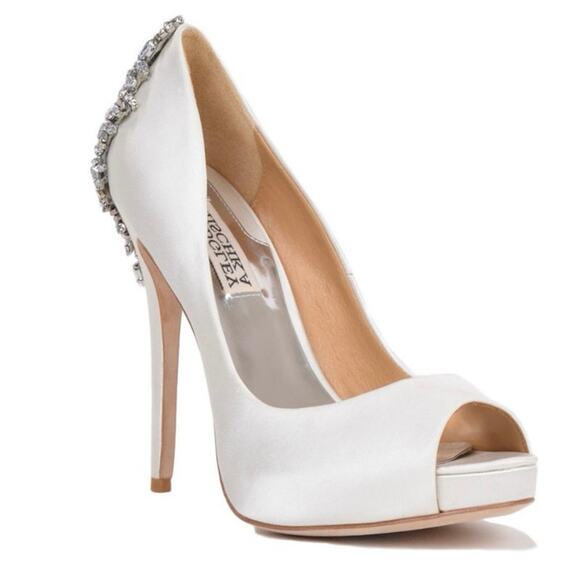 Badgley Mischka bridal Collection Sandal Nordstrom Sz 5.5 bridal formal NEW - Picture 6 of 10